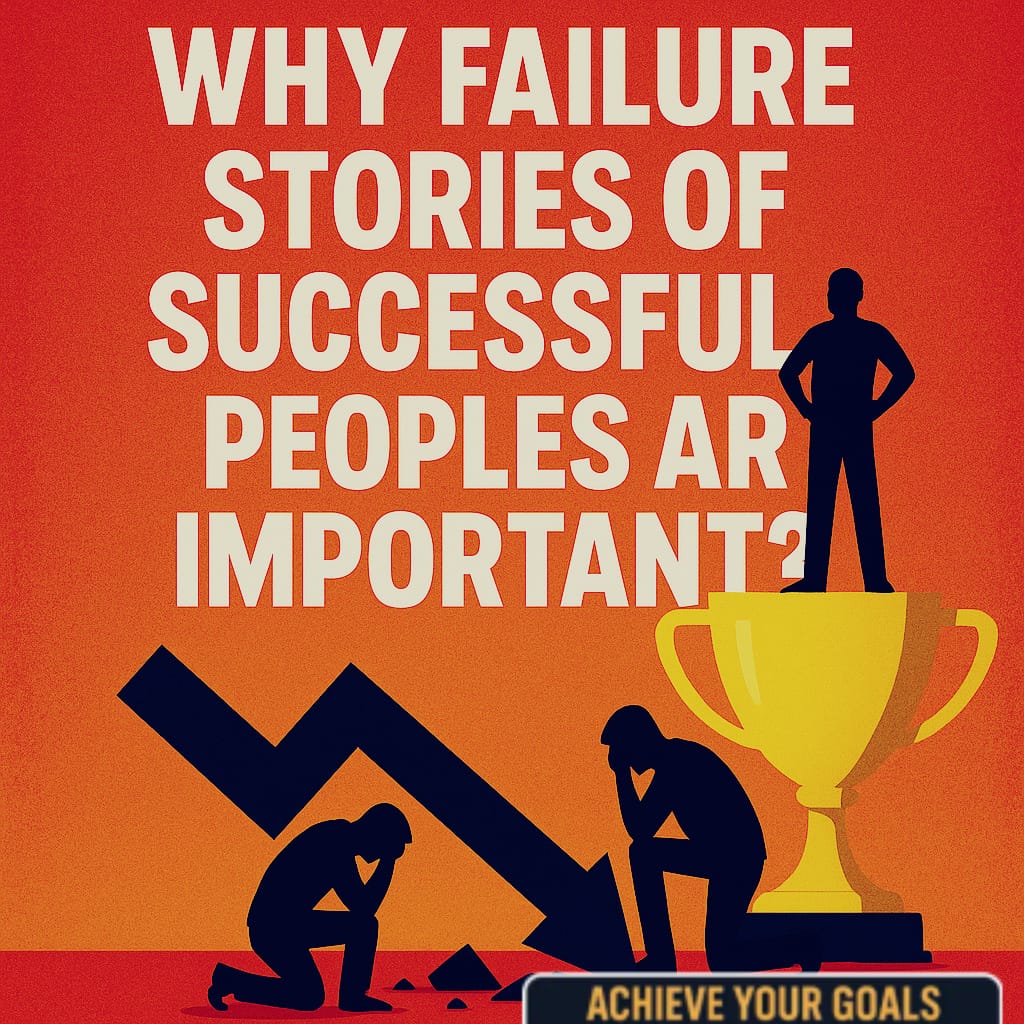 Why failure stories of successful peoples are important?